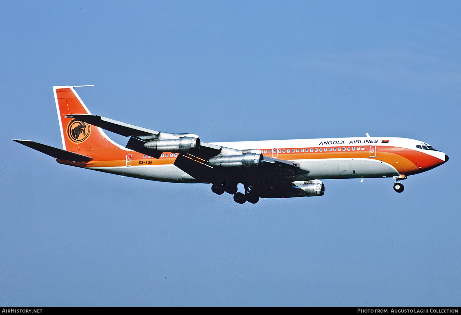 Aircraft Photo of D2-TOJ | Boeing 707-349C | TAAG Angola Airlines - Linhas Aéreas de Angola | AirHistory.net #602160