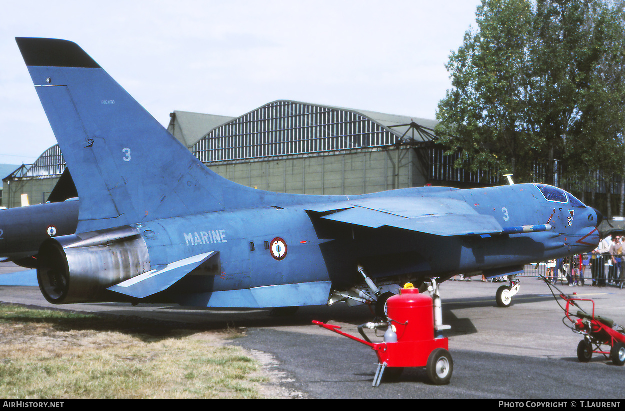 Aircraft Photo of 3 | Vought F-8E(FN) Crusader | France - Navy | AirHistory.net #602168