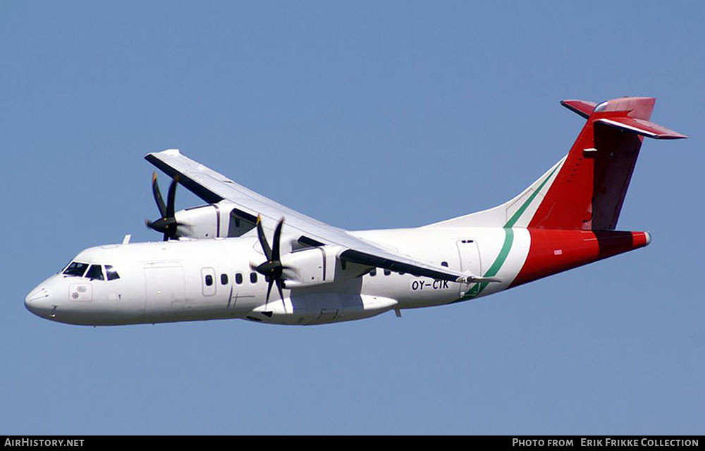 Aircraft Photo of OY-CIK | ATR ATR-42-500 | AirHistory.net #602179