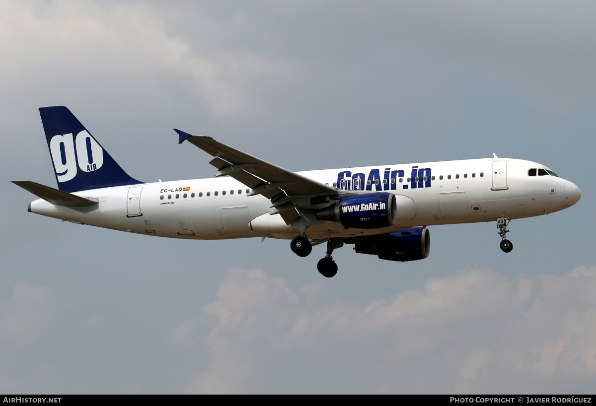 Aircraft Photo of EC-LAQ | Airbus A320-214 | GoAir | AirHistory.net #602191