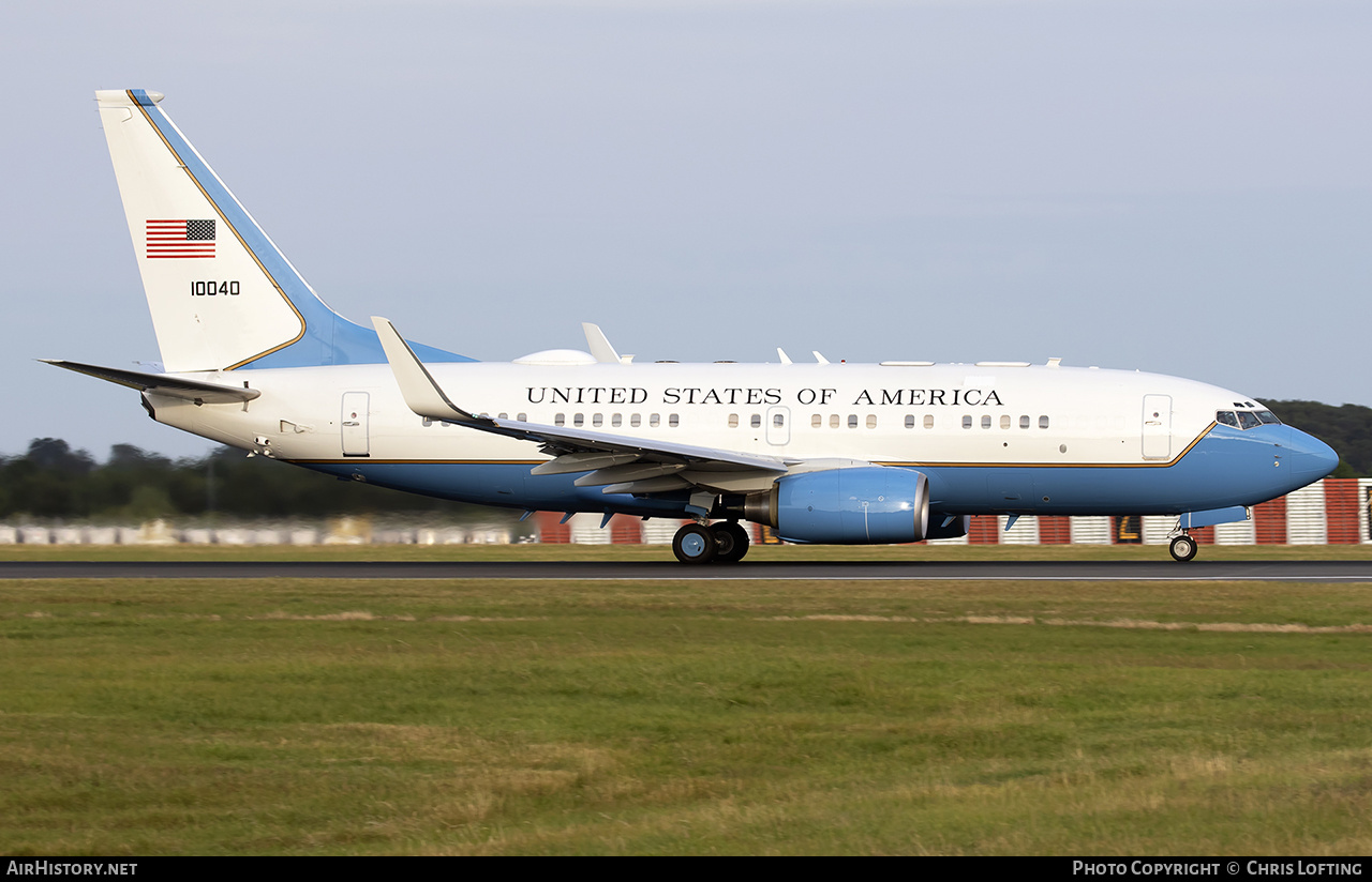 Aircraft Photo of 01-0040 / 10040 | Boeing C-40B | USA - Air Force | AirHistory.net #602310