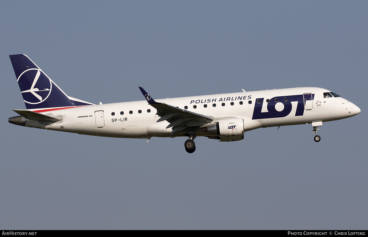 Aircraft Photo of SP-LIR | Embraer 175STD (ERJ-170-200STD) | LOT Polish Airlines - Polskie Linie Lotnicze | AirHistory.net #602328