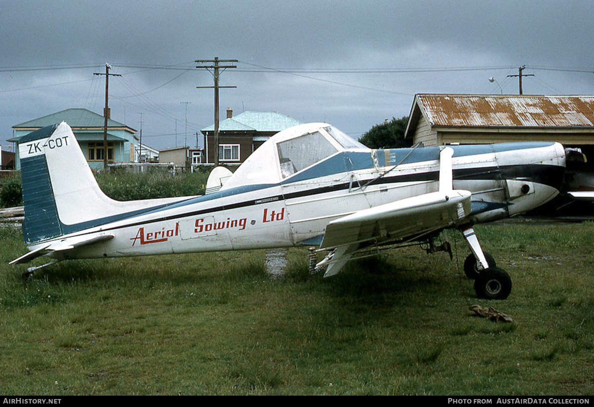 Aircraft Photo of ZK-COT | Cessna A188 AgWagon 300 | Aerial Sowing | AirHistory.net #602351