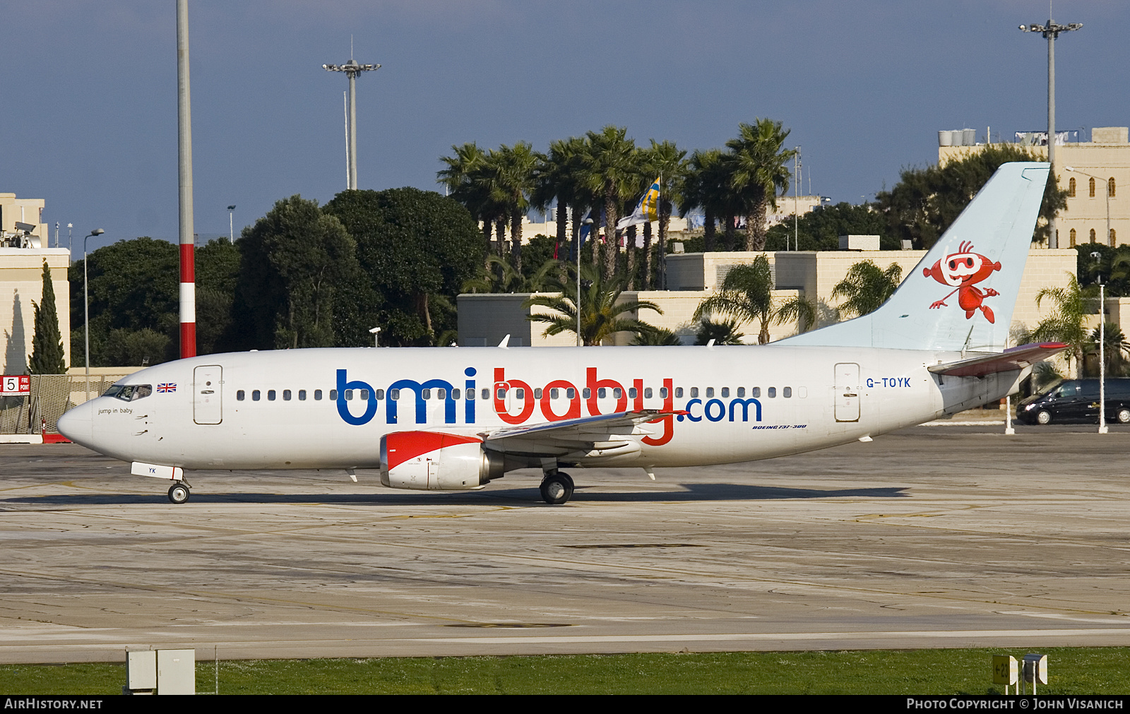 Aircraft Photo of G-TOYK | Boeing 737-33R | Bmibaby | AirHistory.net #602359