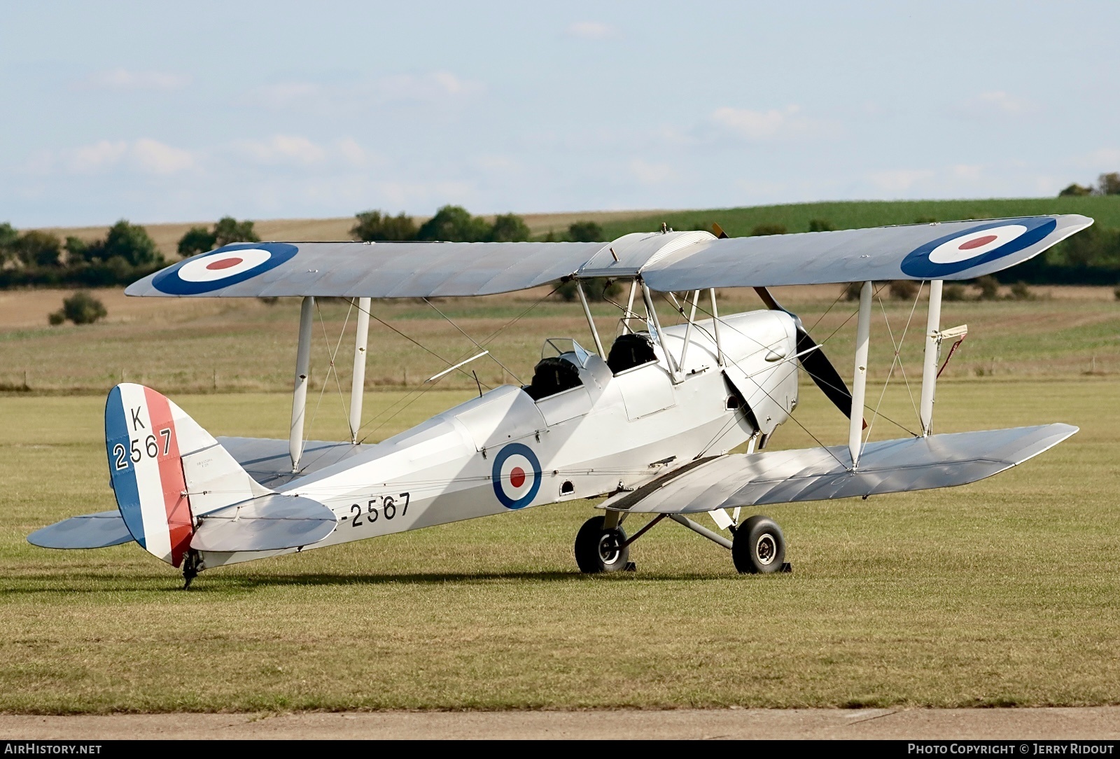 Aircraft Photo of G-MOTH / K2567 | De Havilland D.H. 82A Tiger Moth II | UK - Air Force | AirHistory.net #602394