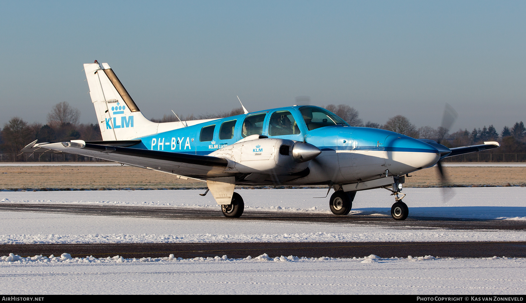Aircraft Photo of PH-BYA | Beech 58 Baron | KLM Luchtvaartschool | AirHistory.net #602415