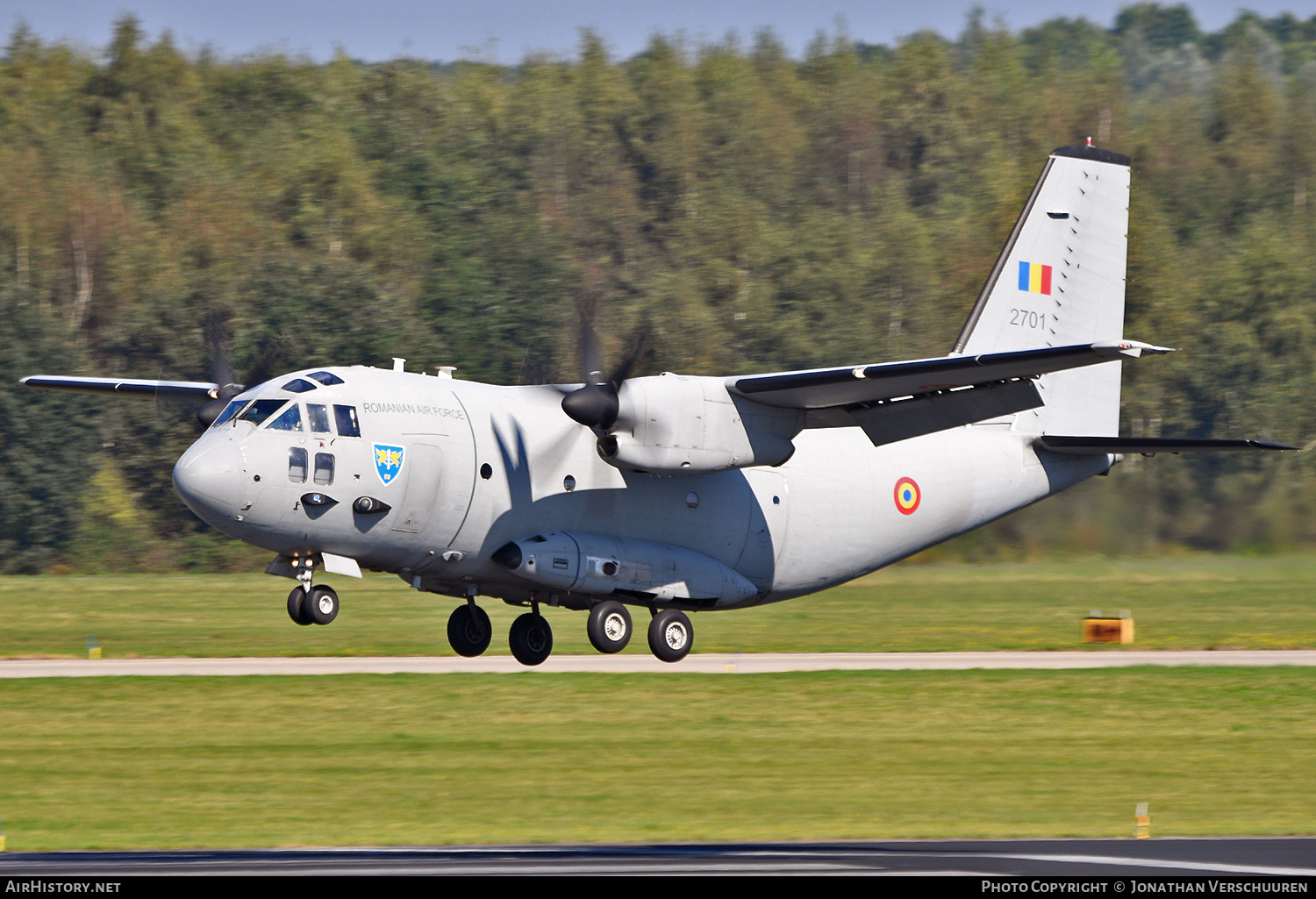 Aircraft Photo of 2701 | Alenia C-27J Spartan | Romania - Air Force | AirHistory.net #602447