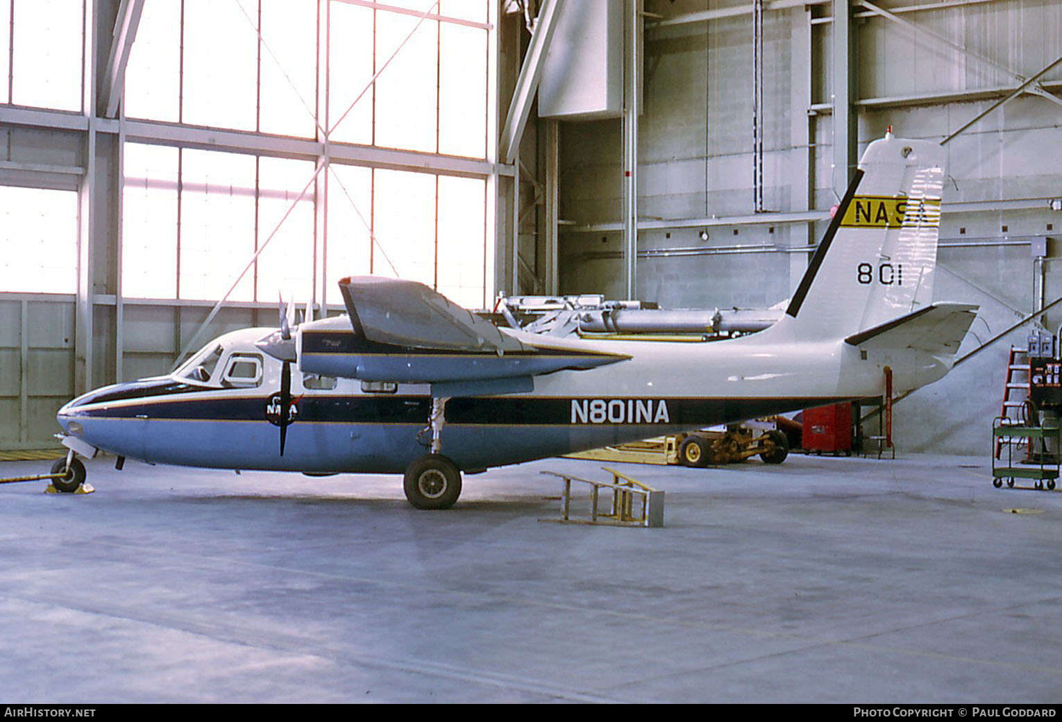 Aircraft Photo of N801NA / NASA 801 | Aero Commander 680F(P) Commander | NASA - National Aeronautics and Space Administration | AirHistory.net #602466