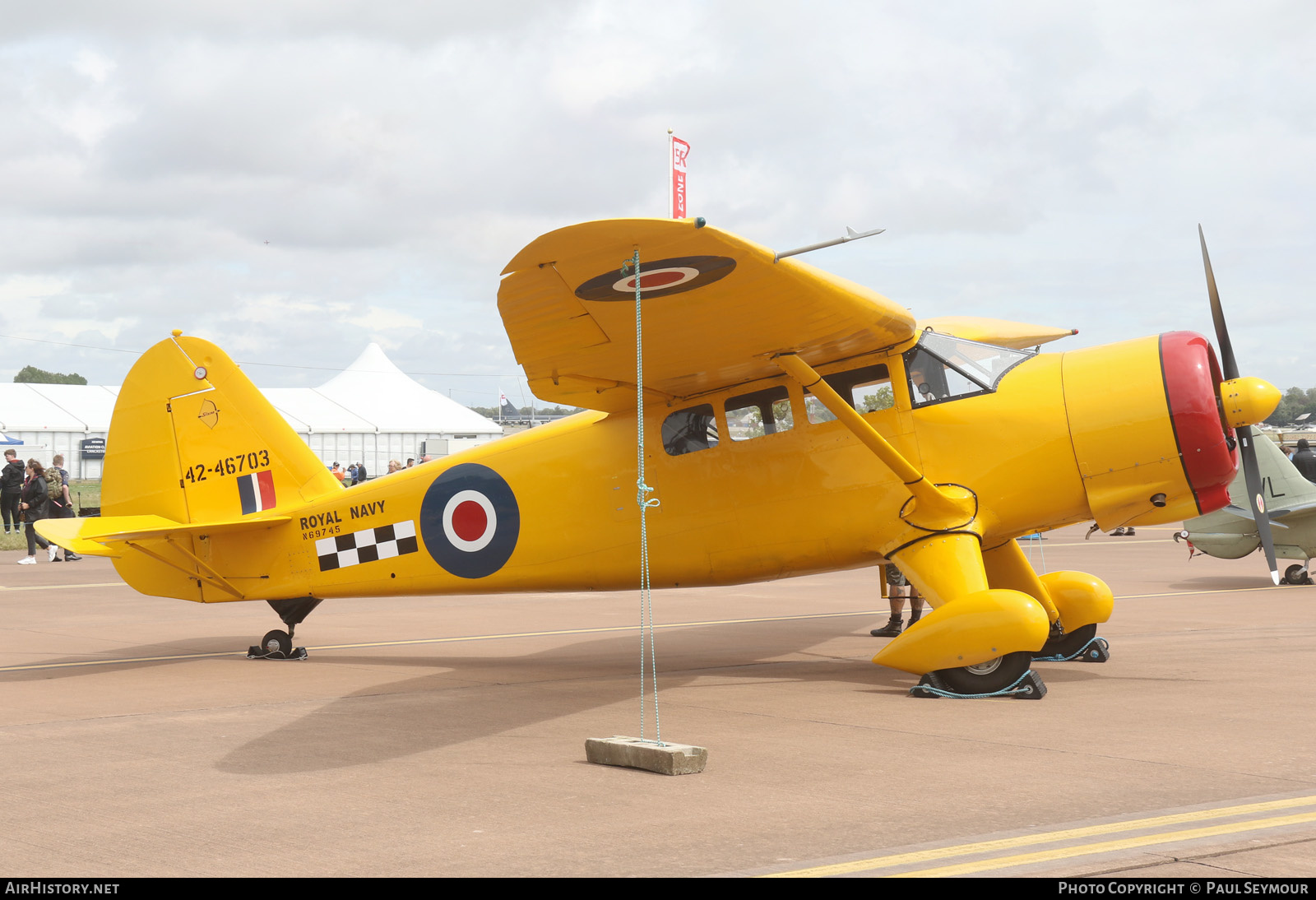 Aircraft Photo of N69745 / 42-46703 | Stinson AT-19 Reliant (V-77) | UK - Navy | AirHistory.net #602491