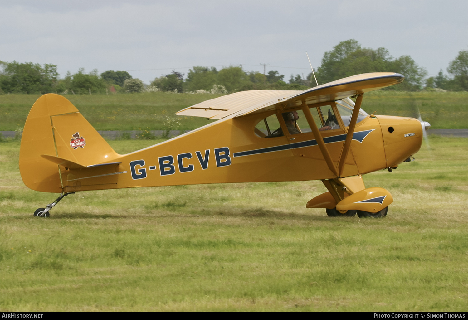 Aircraft Photo of G-BCVB | Piper PA-17 Vagabond | AirHistory.net #602506