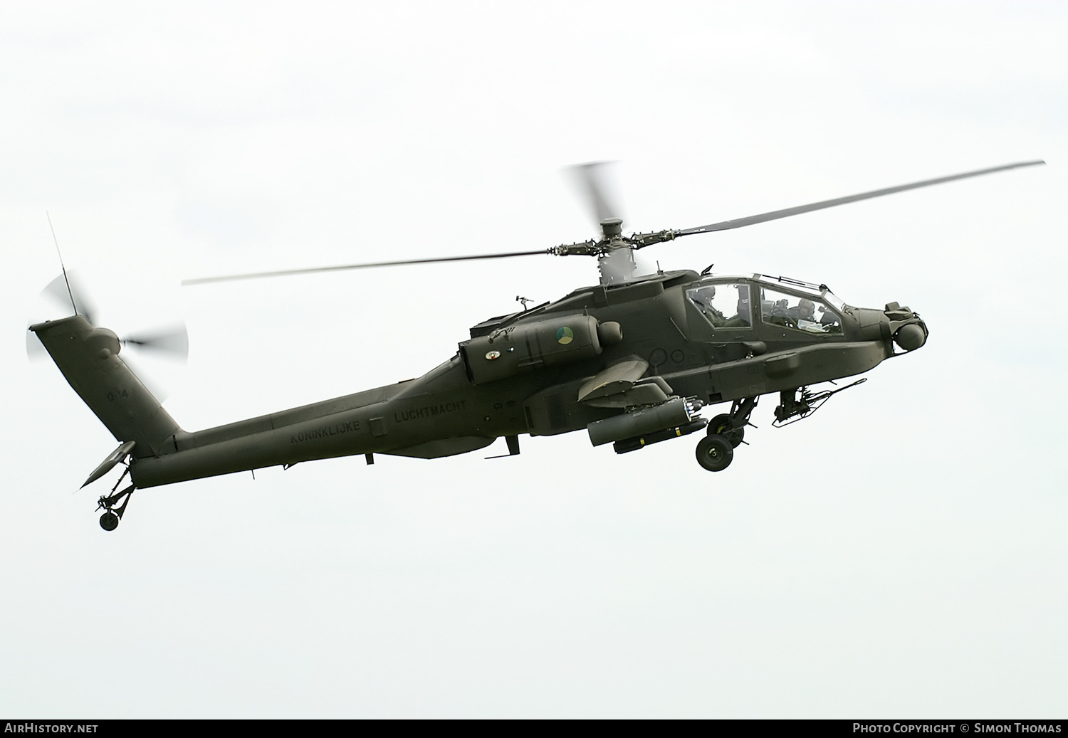 Aircraft Photo of Q-14 | Boeing AH-64D Apache Longbow | Netherlands - Air Force | AirHistory.net #602507