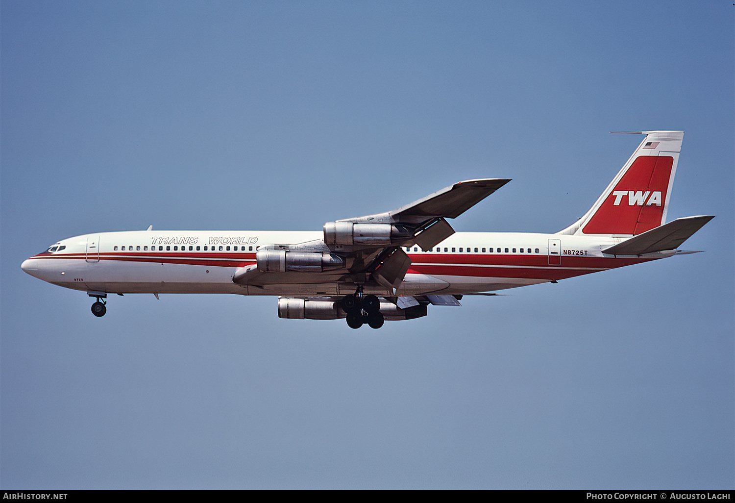 Aircraft Photo of N8725T | Boeing 707-331B | Trans World Airlines - TWA | AirHistory.net #602517