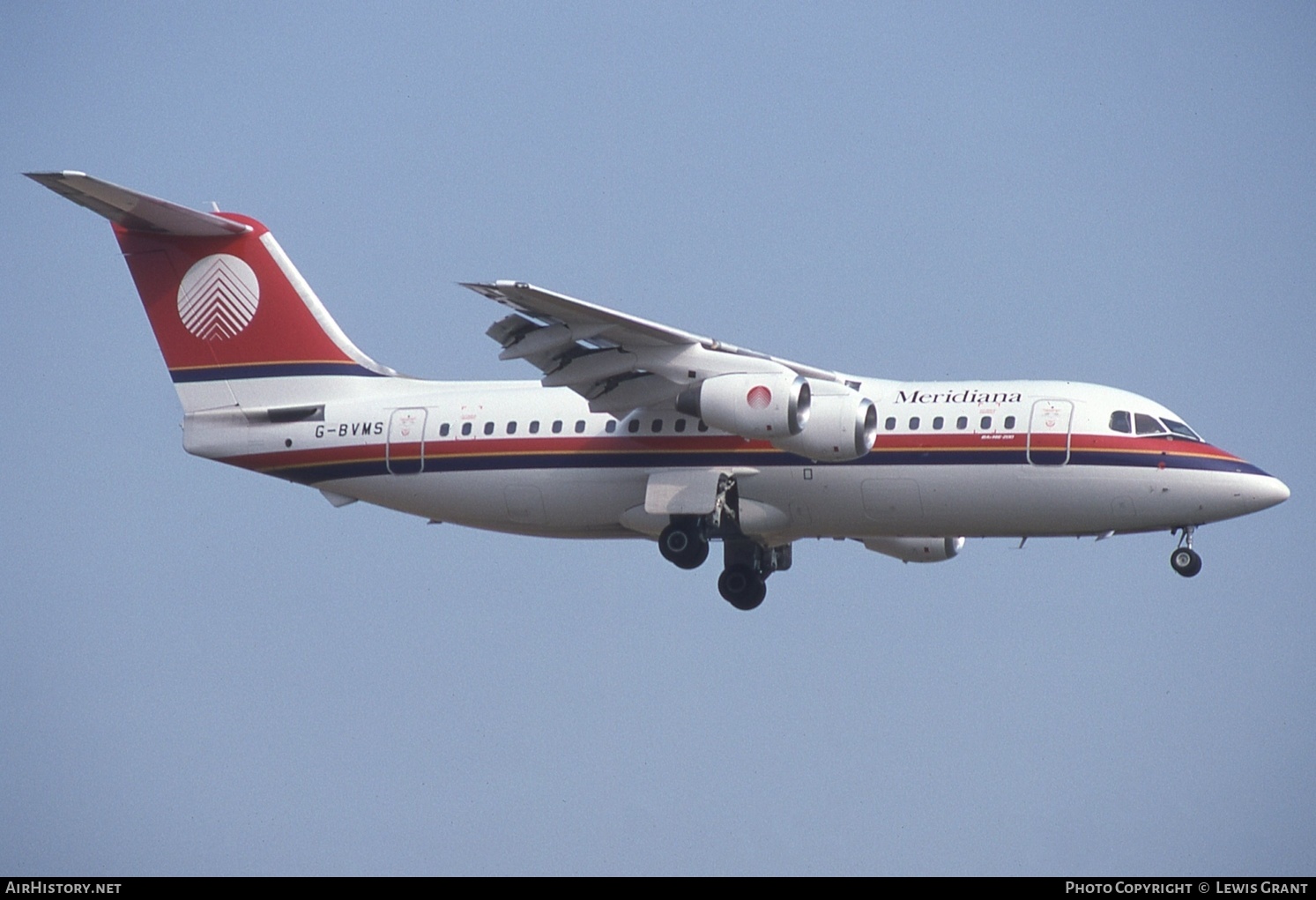 Aircraft Photo of G-BVMS | British Aerospace BAe-146-200 | Meridiana | AirHistory.net #602542