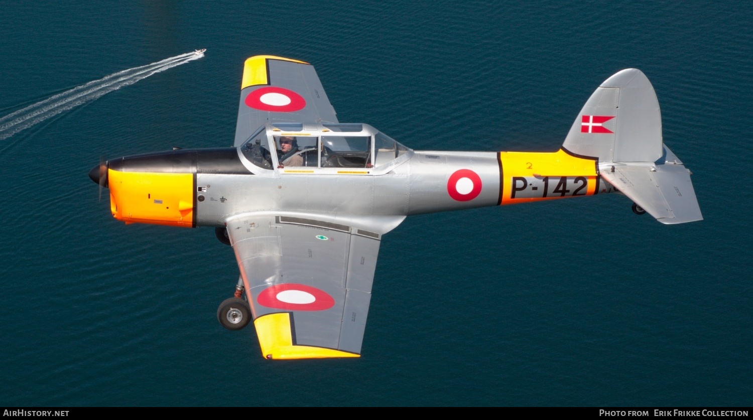 Aircraft Photo of OY-ALL / P-142 | De Havilland DHC-1 Chipmunk Mk22 | Denmark - Air Force | AirHistory.net #602560