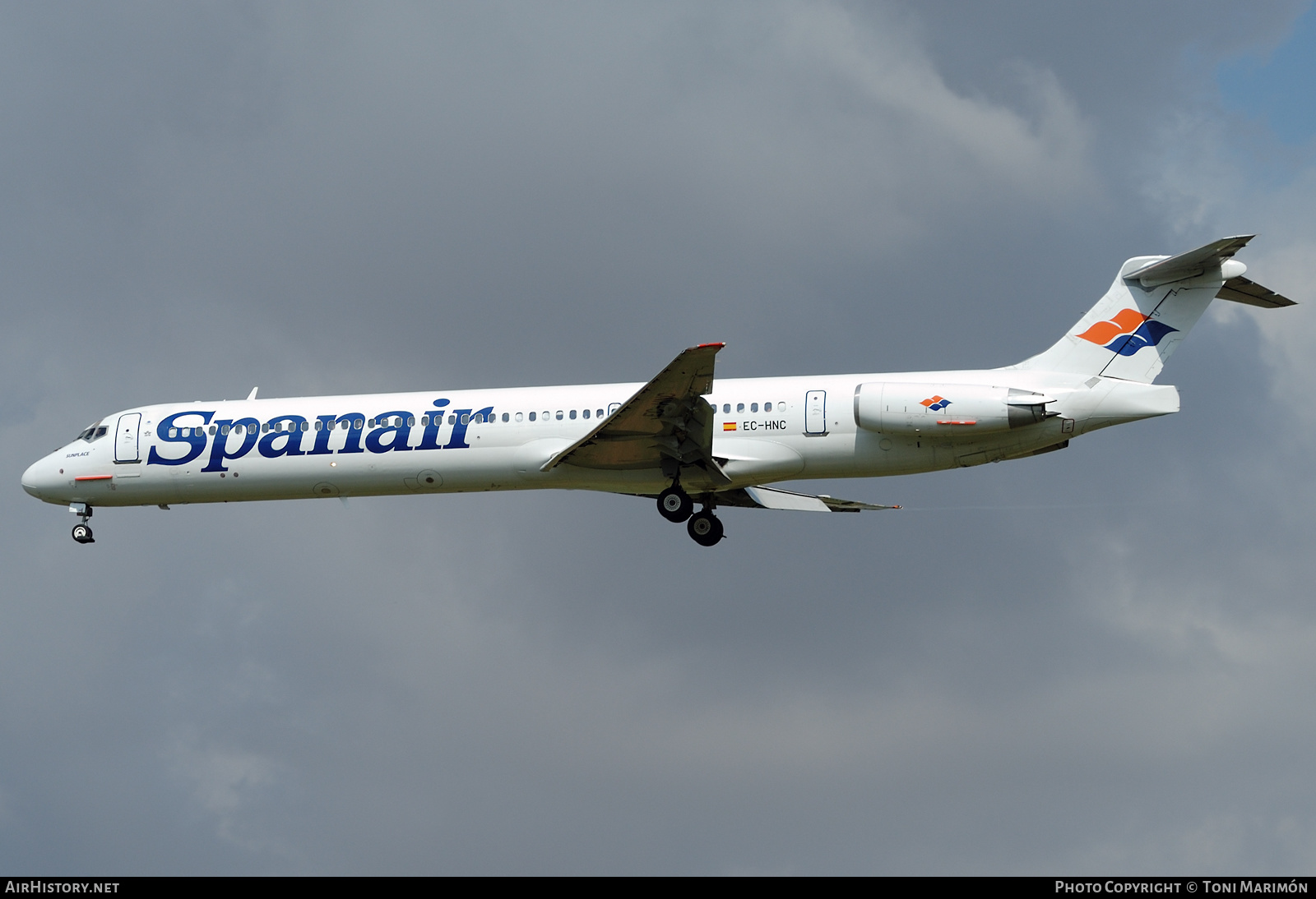 Aircraft Photo of EC-HNC | McDonnell Douglas MD-83 (DC-9-83) | Spanair | AirHistory.net #602569