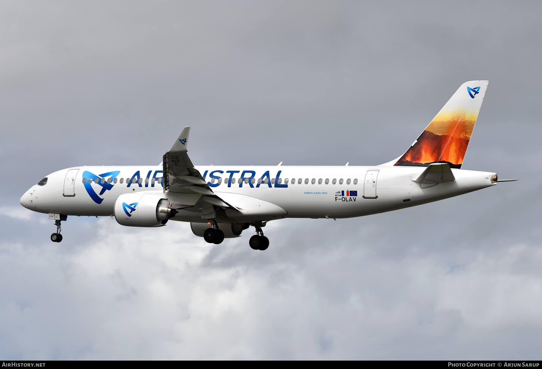 Aircraft Photo of F-OLAV | Airbus A220-371 (BD-500-1A11) | Air Austral | AirHistory.net #602570