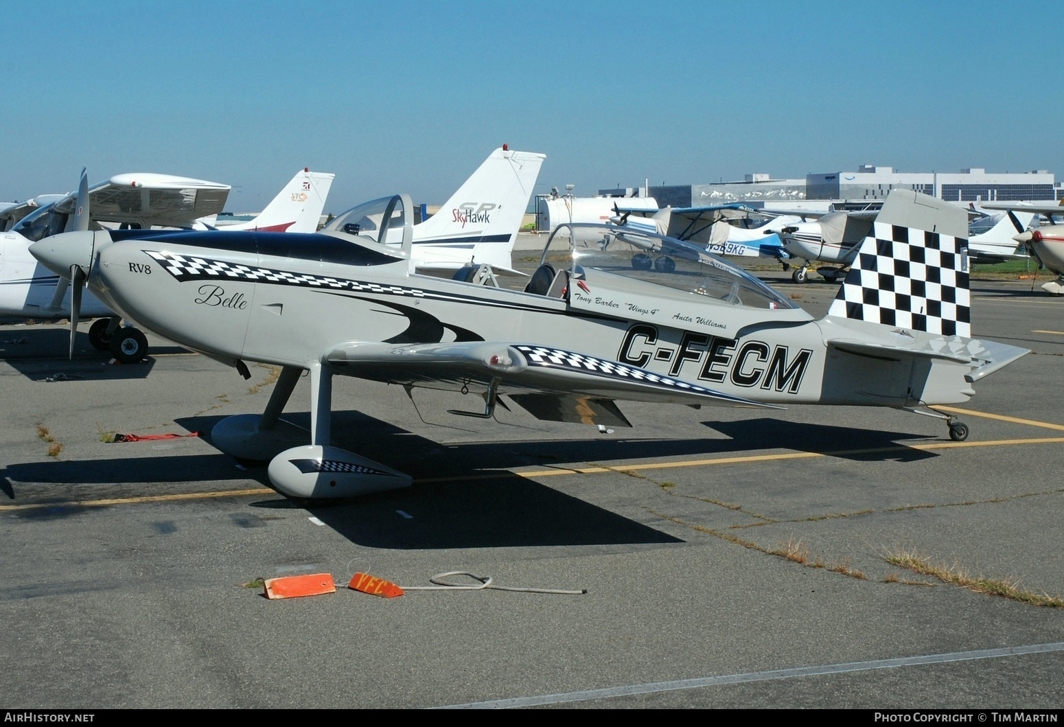 Aircraft Photo of C-FECM | Van's RV-8 | AirHistory.net #602582