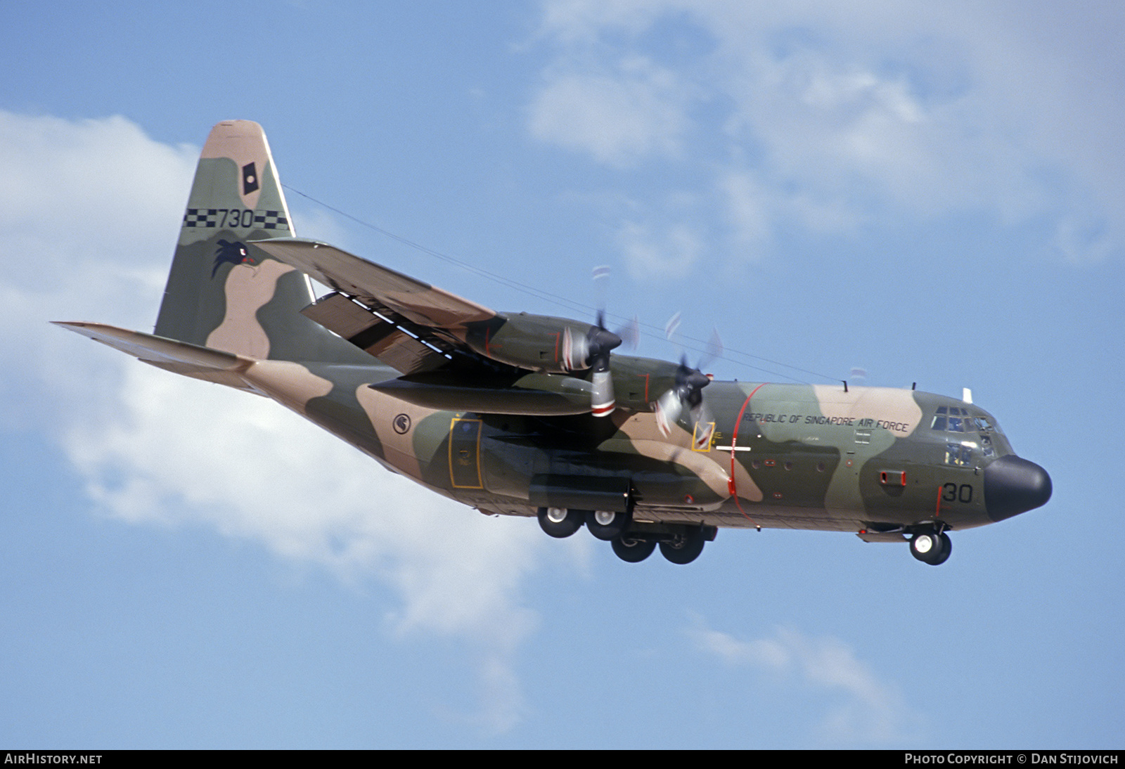 Aircraft Photo of 730 | Lockheed C-130H Hercules | Singapore - Air Force | AirHistory.net #602589