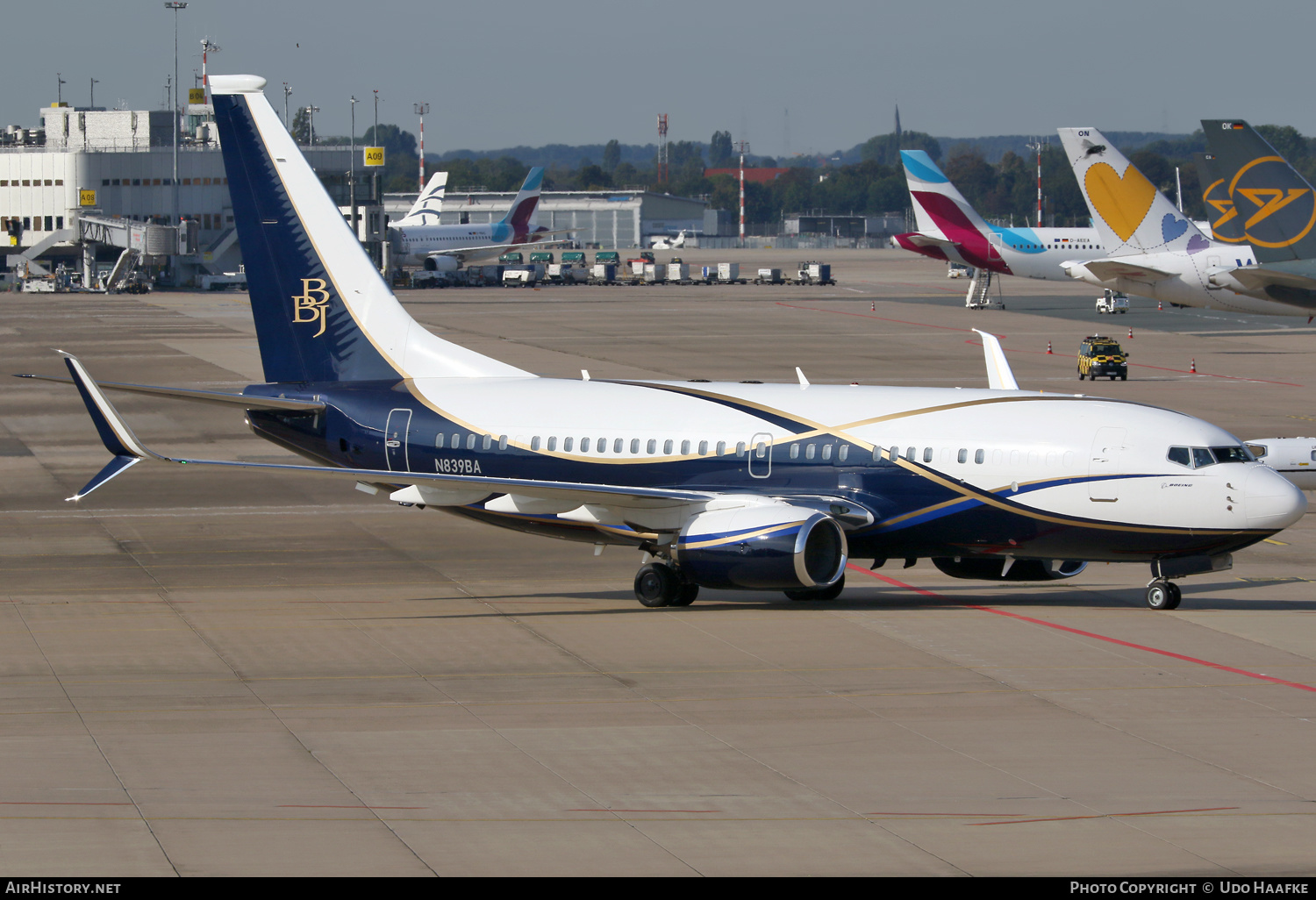 Aircraft Photo of N839BA | Boeing 737-77Z BBJ | Boeing | AirHistory.net #602640