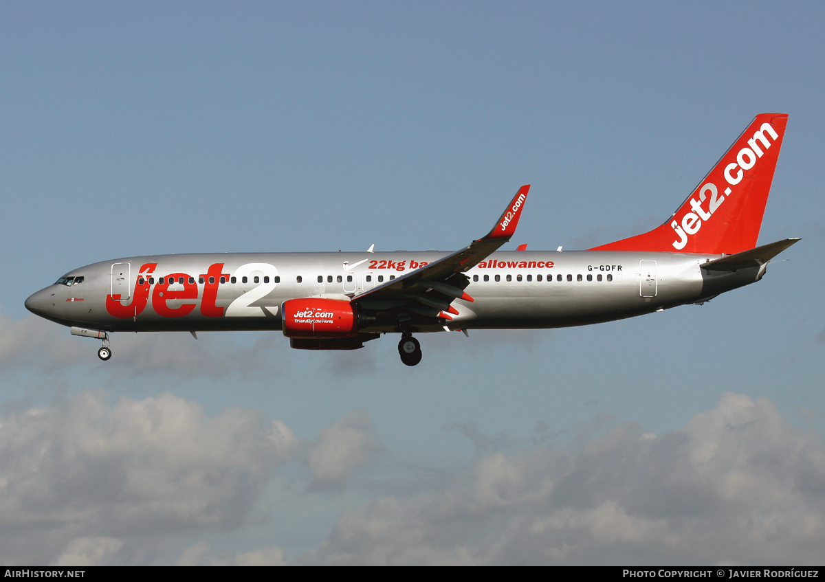 Aircraft Photo of G-GDFR | Boeing 737-8Z9 | Jet2 | AirHistory.net #602657