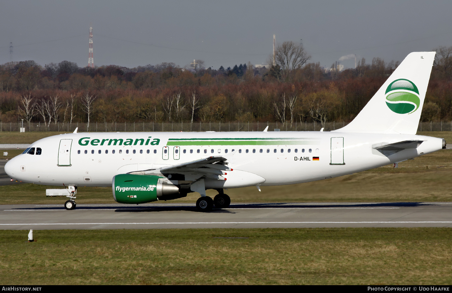 Aircraft Photo of D-AHIL | Airbus A319-112 | Germania | AirHistory.net #602667