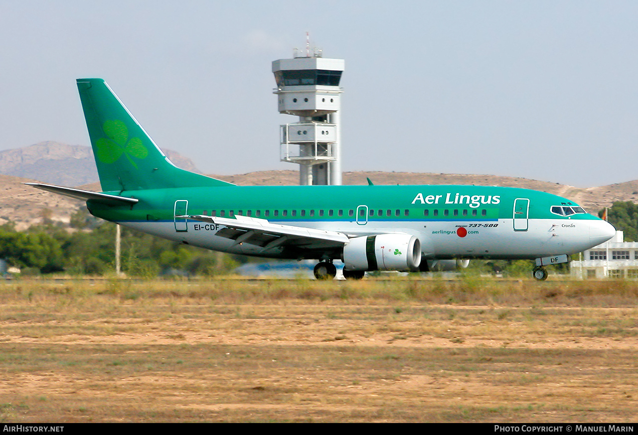 Aircraft Photo of EI-CDF | Boeing 737-548 | Aer Lingus | AirHistory.net #602671