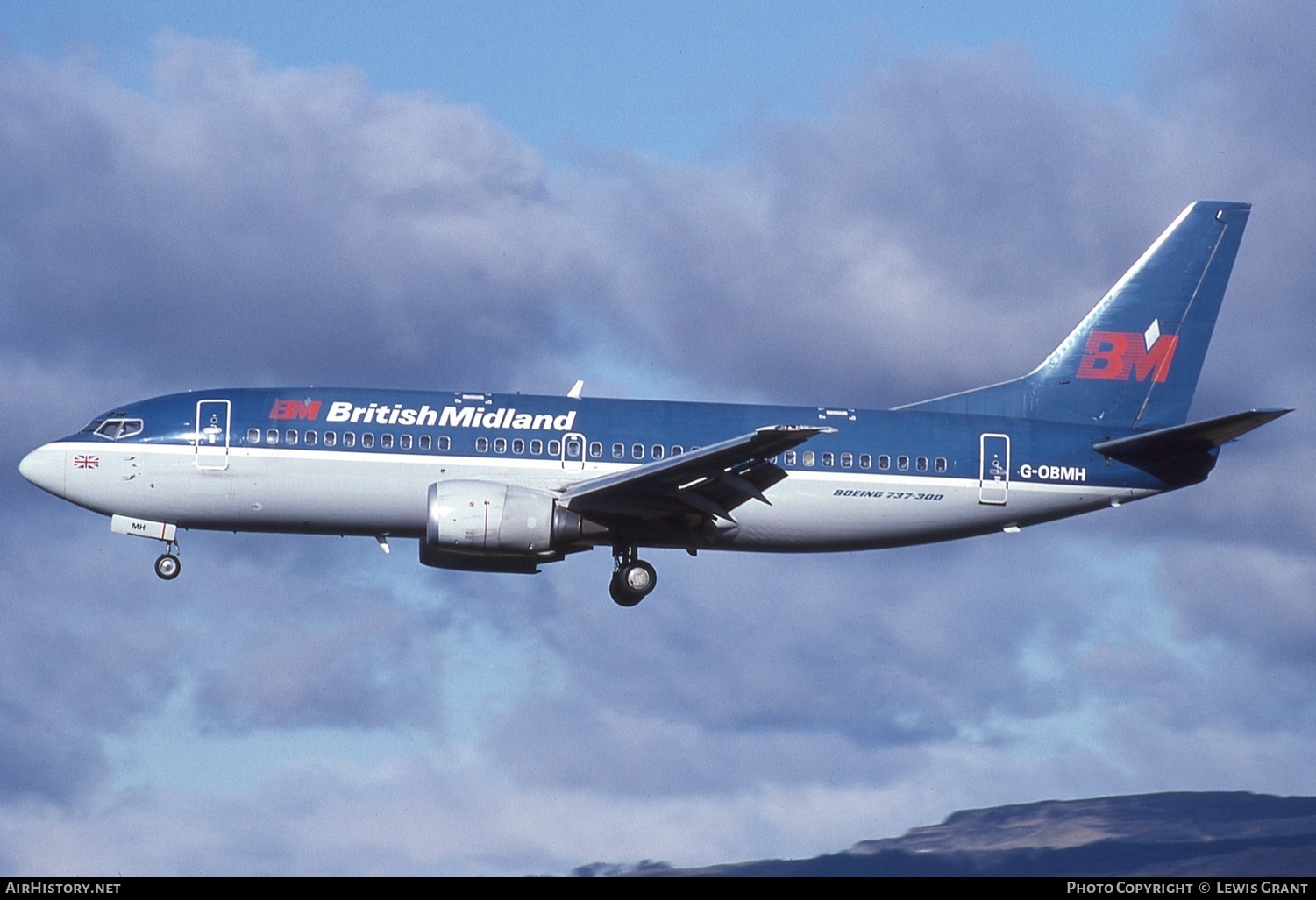 Aircraft Photo of G-OBMH | Boeing 737-33A | British Midland Airways - BMA | AirHistory.net #602679