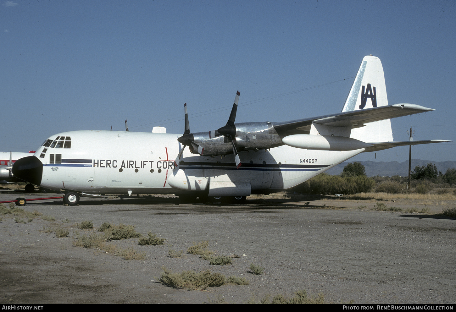 Aircraft Photo of N4469P | Lockheed C-130A Hercules (L-182) | Herc Airlift - HA | AirHistory.net #602683