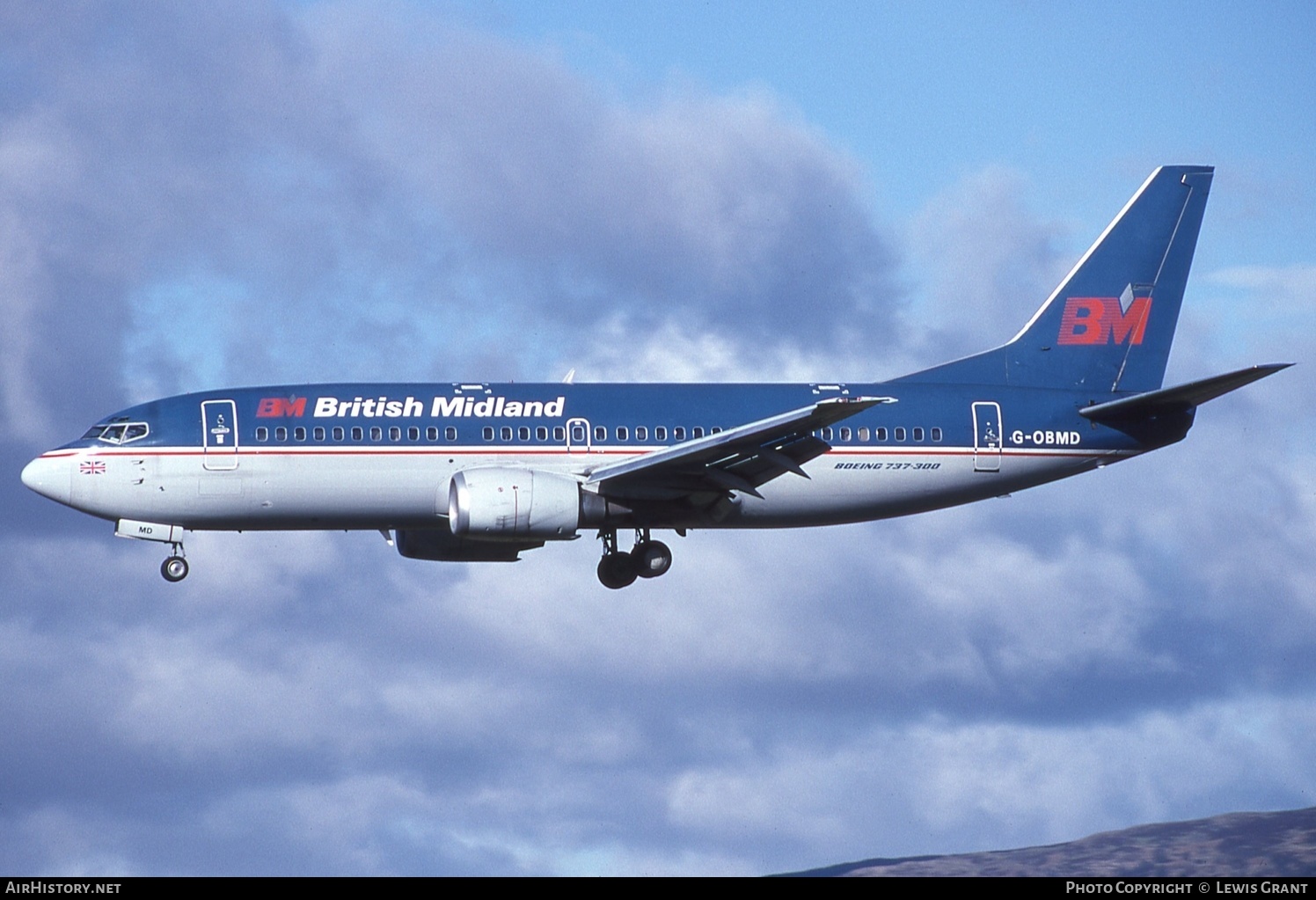 Aircraft Photo of G-OBMD | Boeing 737-33A | British Midland Airways - BMA | AirHistory.net #602690