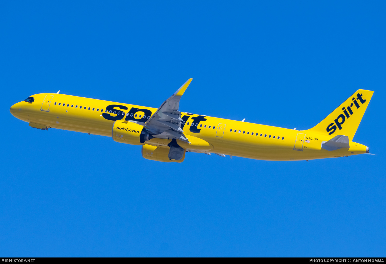 Aircraft Photo of N702NK | Airbus A321-271NX | Spirit Airlines | AirHistory.net #602745