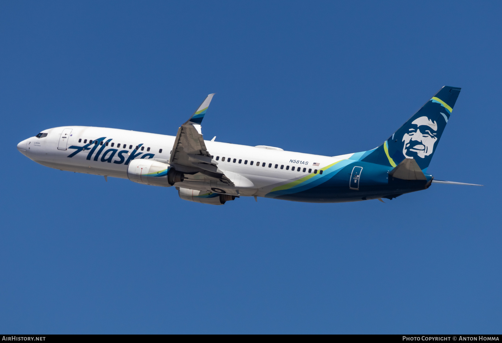 Aircraft Photo of N581AS | Boeing 737-890 | Alaska Airlines | AirHistory.net #602768