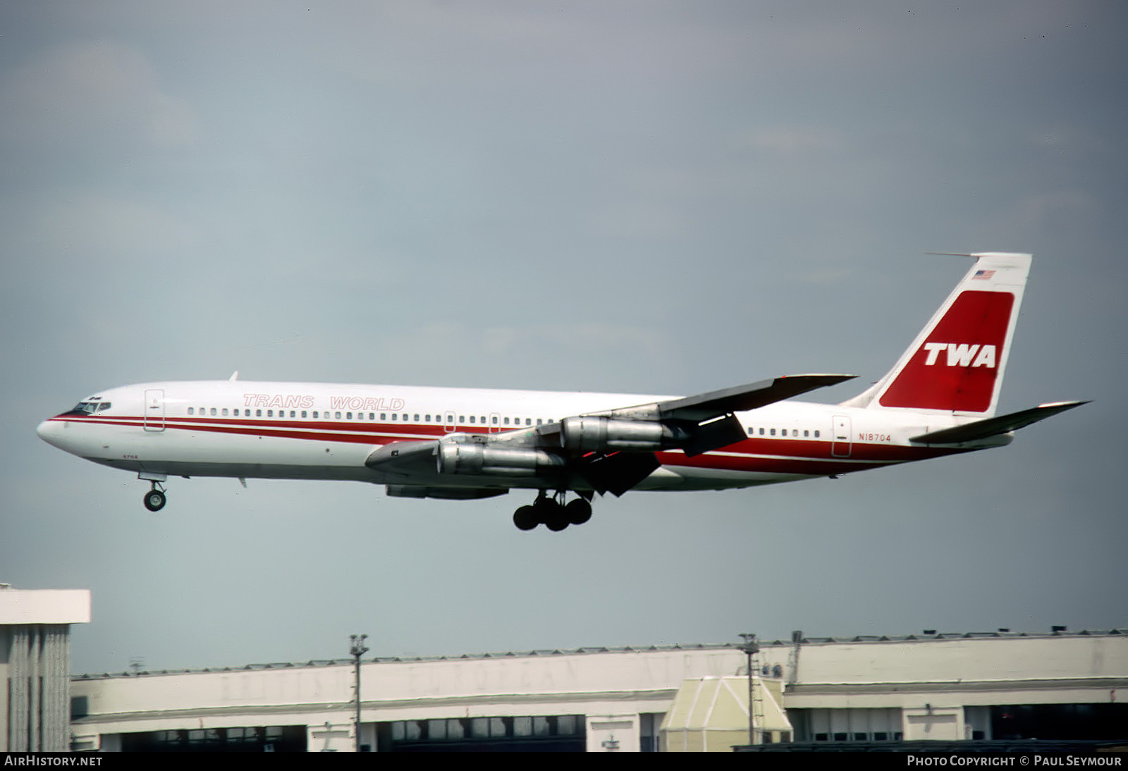 Aircraft Photo of N18704 | Boeing 707-331B | Trans World Airlines - TWA | AirHistory.net #602783