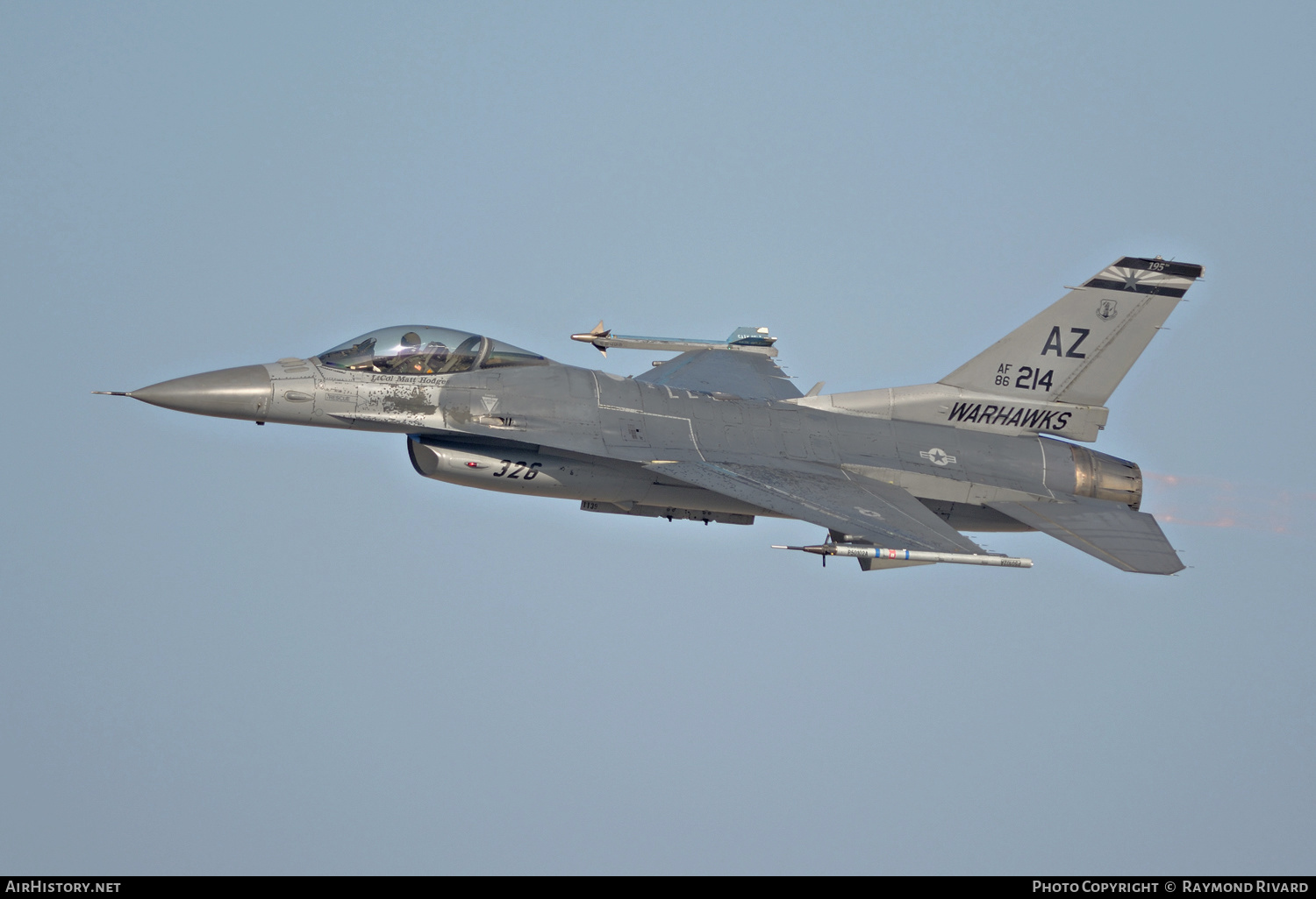 Aircraft Photo of 86-0214 / AF86-214 | General Dynamics F-16C Fighting Falcon | USA - Air Force | AirHistory.net #602796