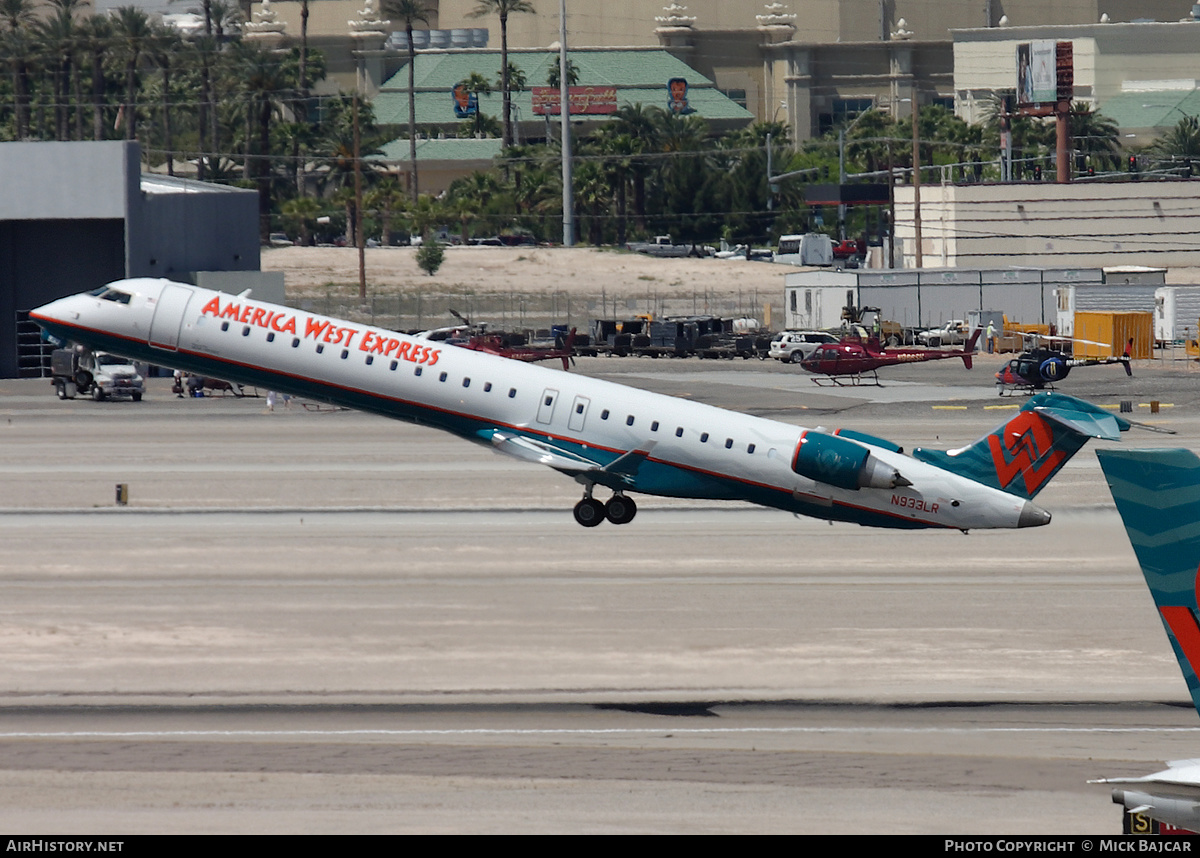 Aircraft Photo of N933LR | Bombardier CRJ-900ER (CL-600-2D24) | America West Express | AirHistory.net #602805