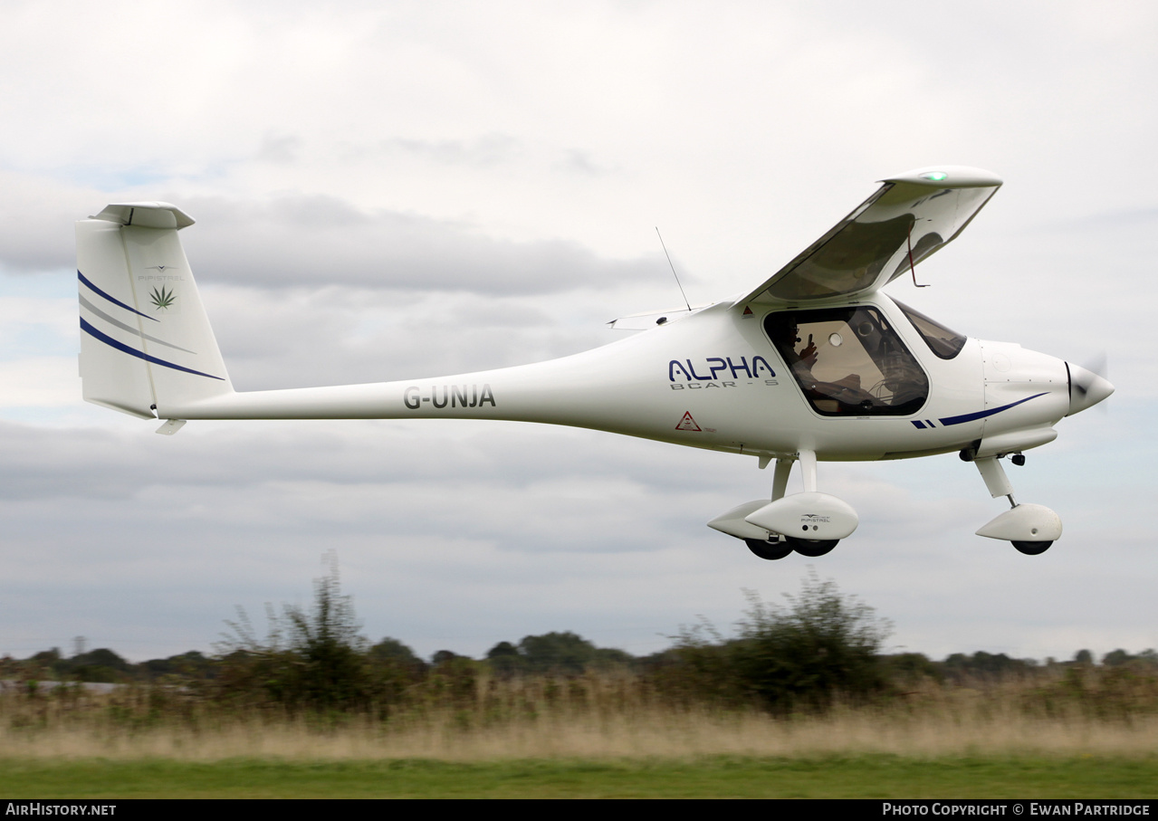 Aircraft Photo of G-UNJA | Pipistrel Alpha BCAR-S 164 | AirHistory.net #602820