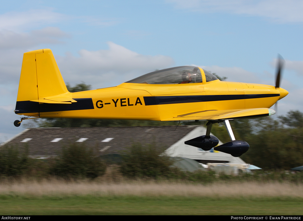 Aircraft Photo of G-YELA | Van's RV-8 | AirHistory.net #602821