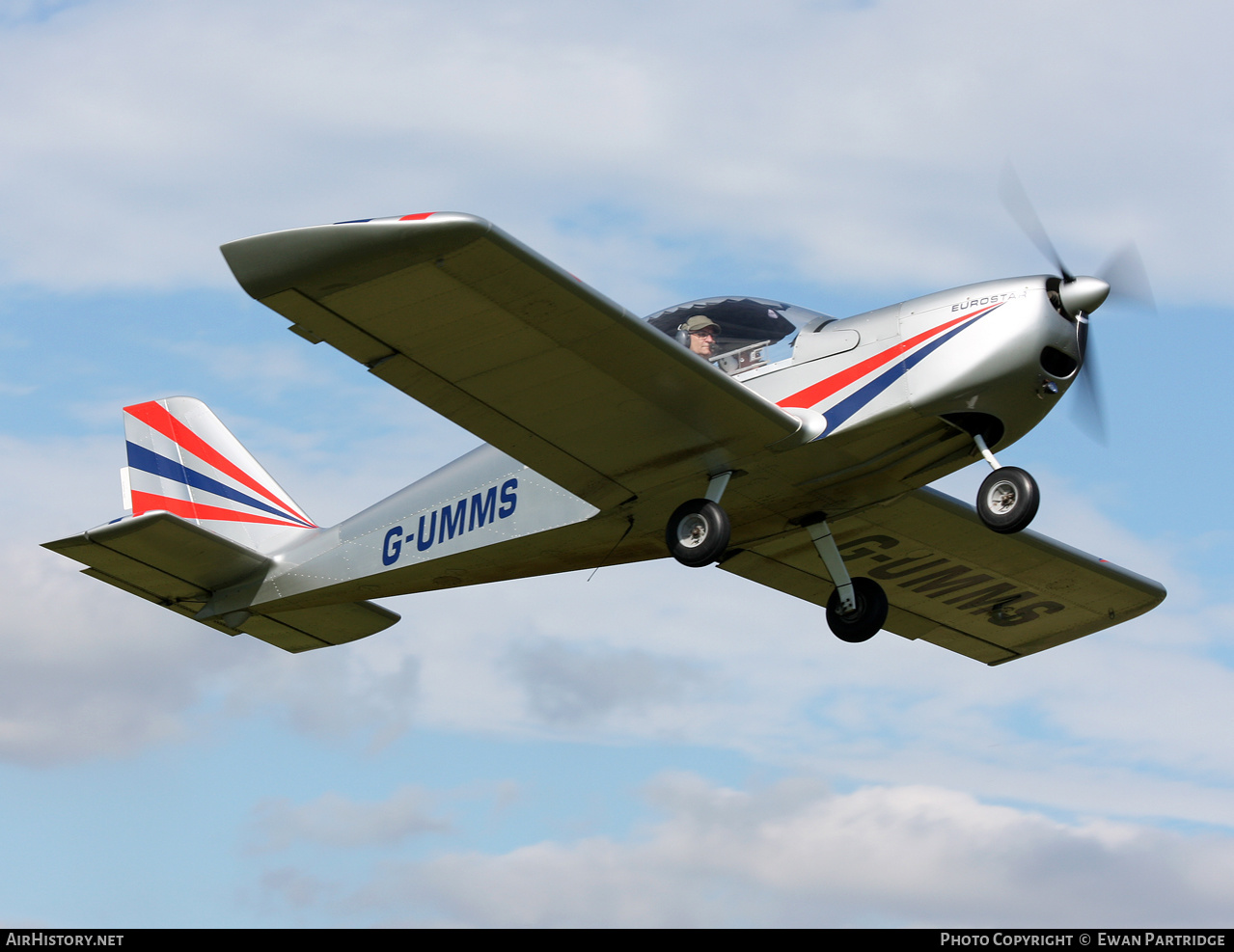 Aircraft Photo of G-UMMS | Cosmik EV-97 TeamEurostar UK | AirHistory.net #602836