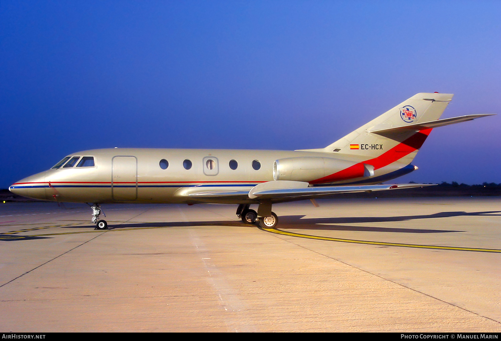 Aircraft Photo of EC-HCX | Dassault Falcon 20D | Audeli Aircompany | AirHistory.net #602841