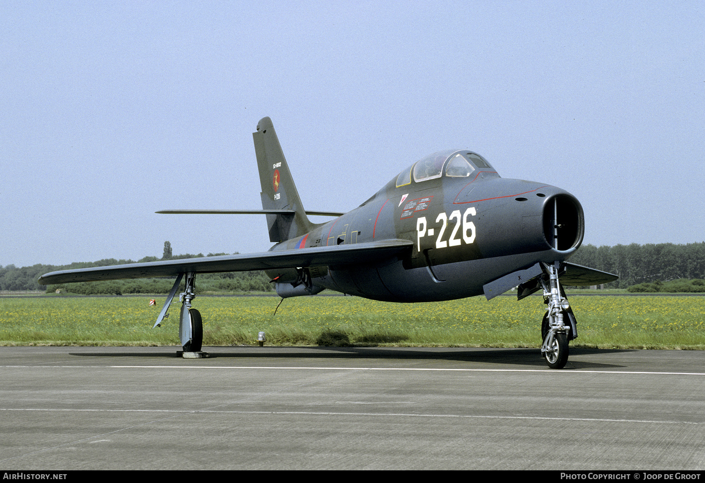 Aircraft Photo of P-226 | Republic F-84F Thunderstreak | Netherlands - Air Force | AirHistory.net #602850
