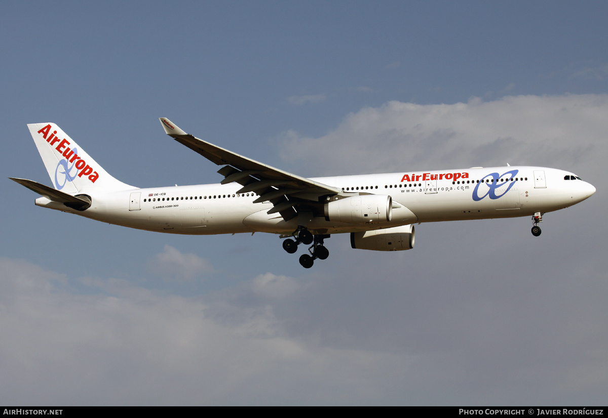 Aircraft Photo of OE-ICB | Airbus A330-343 | Air Europa | AirHistory.net #602859