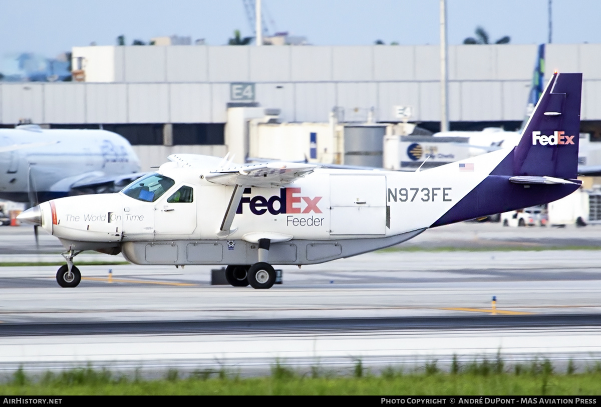 Aircraft Photo of N973FE | Cessna 208B Super Cargomaster | FedEx Feeder | AirHistory.net #602869
