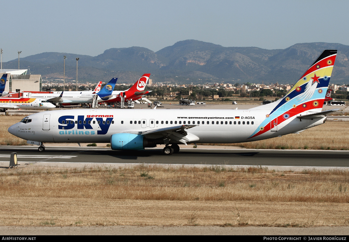 Aircraft Photo of D-AGSA | Boeing 737-883 | German Sky Airlines | AirHistory.net #602915