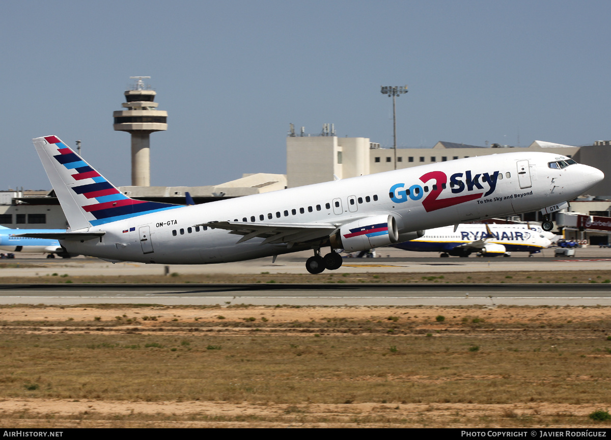 Aircraft Photo of OM-GTA | Boeing 737-4Q8 | Go2Sky Airline | AirHistory.net #602916