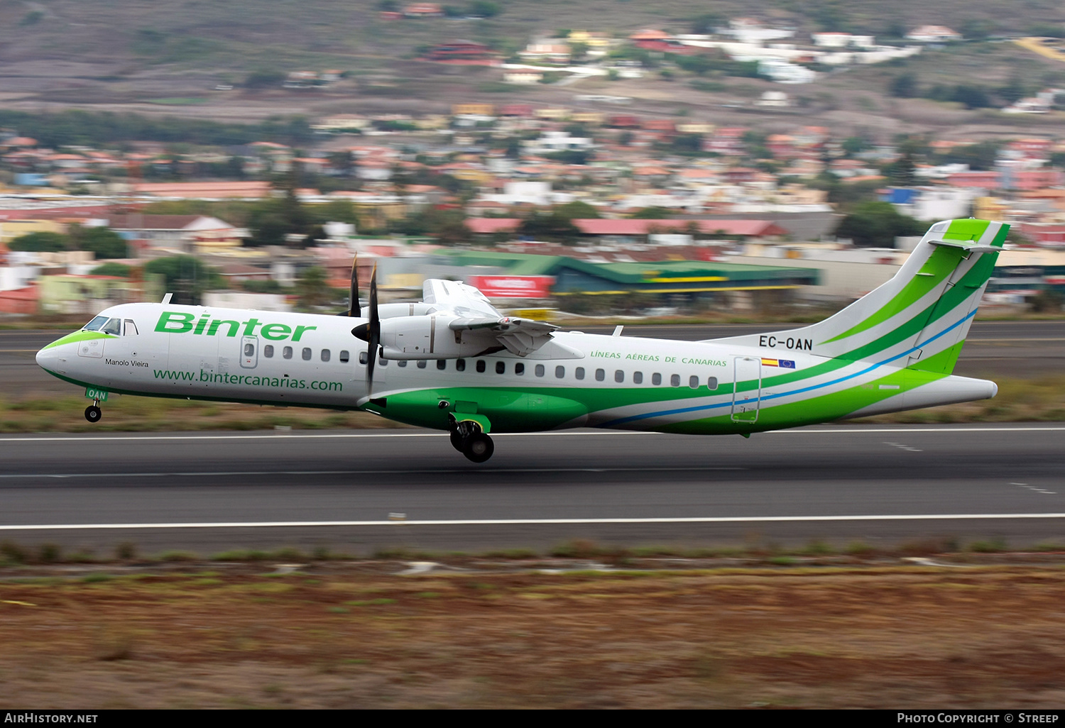 Aircraft Photo of EC-OAN | ATR ATR-72-600 (ATR-72-212A) | Binter Canarias | AirHistory.net #602924