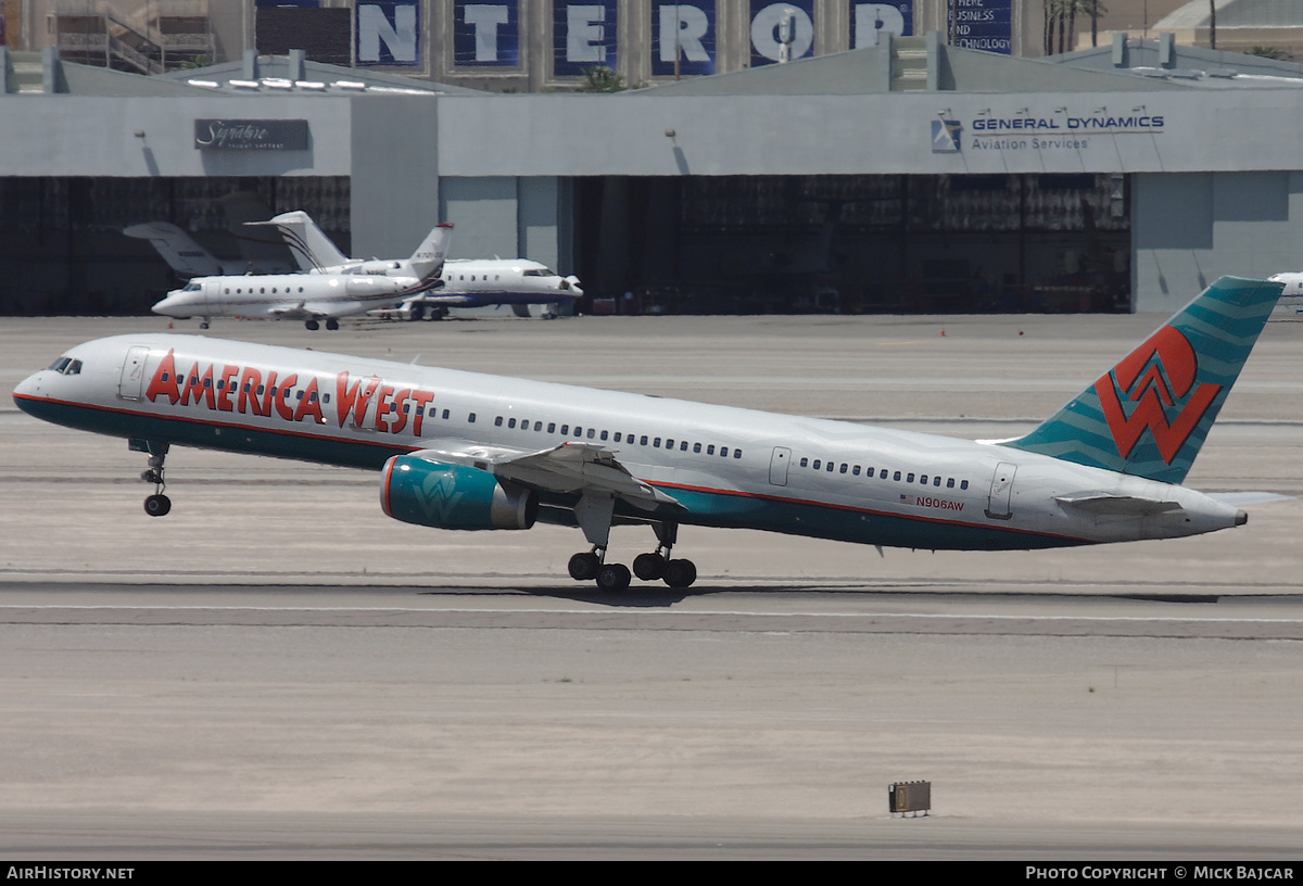 Aircraft Photo of N906AW | Boeing 757-2S7 | America West Airlines | AirHistory.net #602926