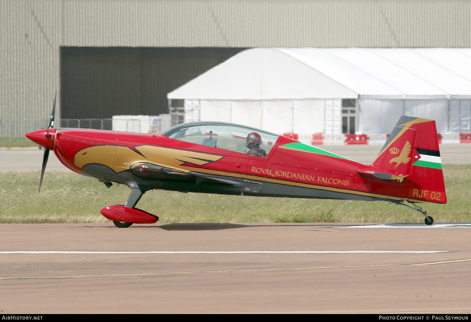 Aircraft Photo of RJF02 | Extra EA-330LX | Royal Jordanian Falcons | AirHistory.net #602947