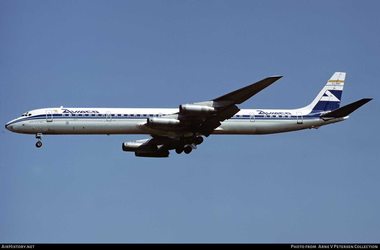 Aircraft Photo of EC-BMY | McDonnell Douglas DC-8-63 | Aviaco | AirHistory.net #602980