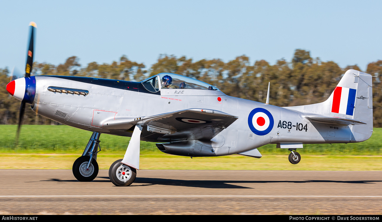 Aircraft Photo of VH-BOB / A68-104 | Commonwealth CA-18 Mustang 21 (P-51D) | Australia - Air Force | AirHistory.net #603028