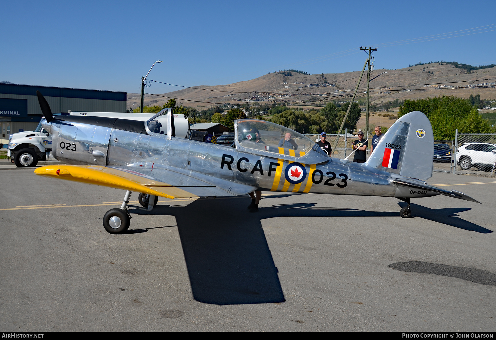 Aircraft Photo of CF-OAV | De Havilland Canada DHC-1B-2-S5 Chipmunk Mk2 | Canada - Air Force | AirHistory.net #603046