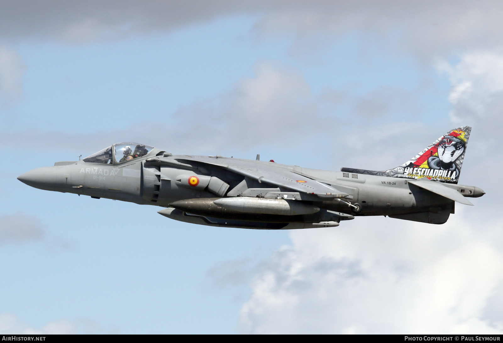 Aircraft Photo of VA1B-24 | McDonnell Douglas EAV-8B Matador II+ | Spain - Navy | AirHistory.net #603048